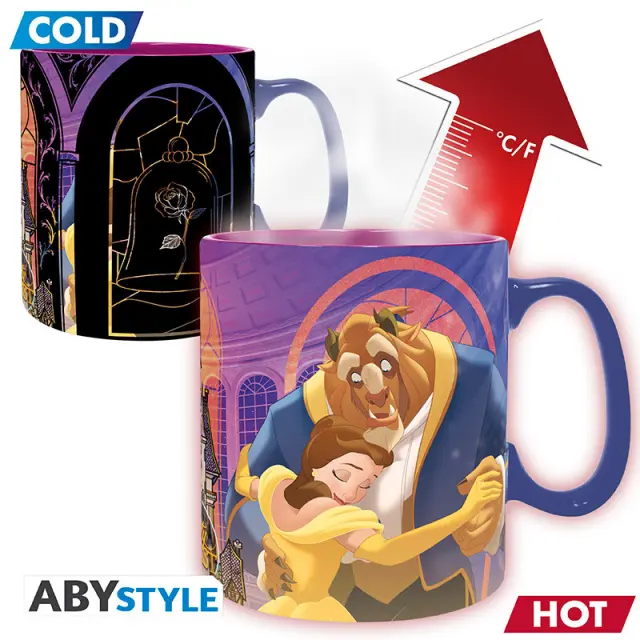Κούπα DISNEY - Mug Heat Change - 460 ml - Beauty + the Beast (ABYMUGA637)