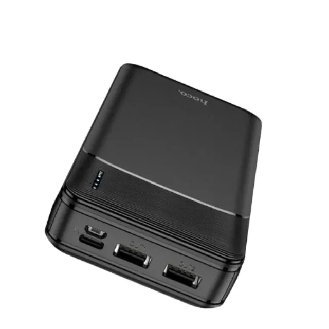 Hoco Power Bank 20000mAh με Θύρες USB-Α Power Delivery Μαύρο DB22A 3