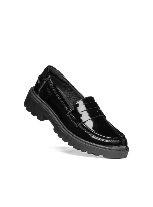 Παιδικά Παπούτσια Geox για Κορίτσια J Casey Girl (Μεγέθη 28-36) ΜΑΥΡΟ 3