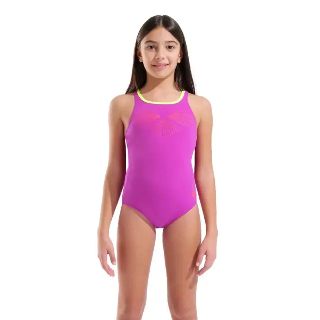 Arena Girl's Bay Swim Pro Back Swimsuit Φούξια 011885-933 (Arena)