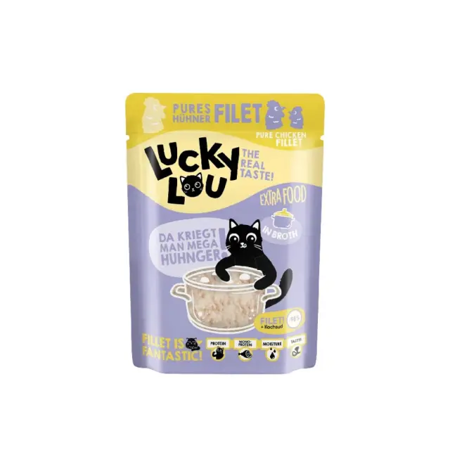 Lucky Lou ExtraFood Φιλέτο Κοτόπουλου (Σε Ζωμό) Φακελάκι 70gr