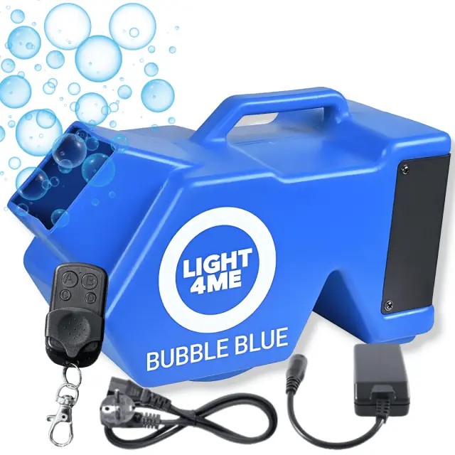 LIGHT4ME BUBBLE BLUE efficient bubble machine 3