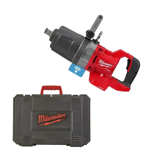 Milwaukee 4933472071 - Μπουλονόκλειδο Μπαταρίας 1'' M18 ONEFHIWF1DS-0C FUEL MW με Δαχτυλίδι Συγκράτησης (Χωρίς Μπαταρία + Φορτιστή) σε Βαλίτσα Μεταφοράς