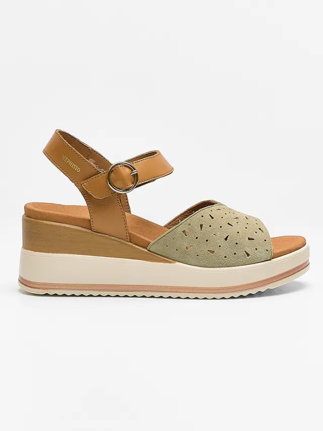 Mephisto Πέδιλα Γυναικείο δέρμα/δέρμα Nubuck Καφέ MEP/SERAFIA L/KHAKI 3