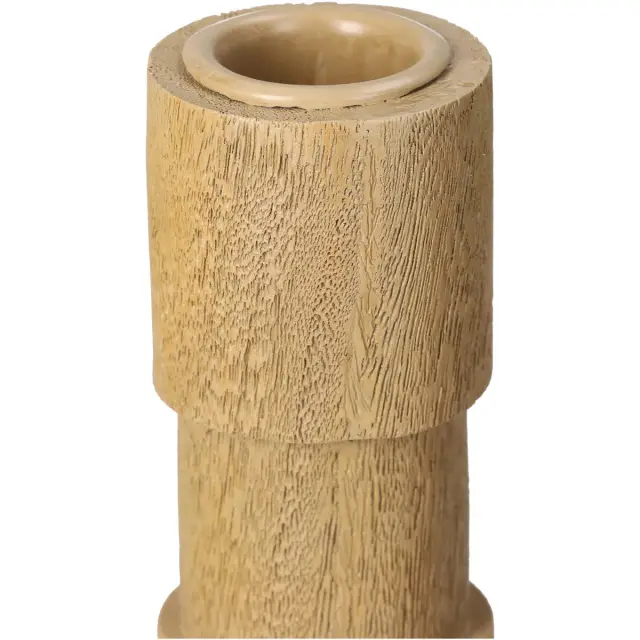 Κηροπήγιο Φυσικό Polyresin 7x7x23cm 3