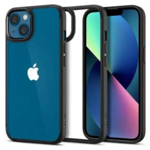 Θήκη TPU & PC Spigen Apple iPhone 13 Ultra Hybrid Διάφανο-Μαύρο N56032 3