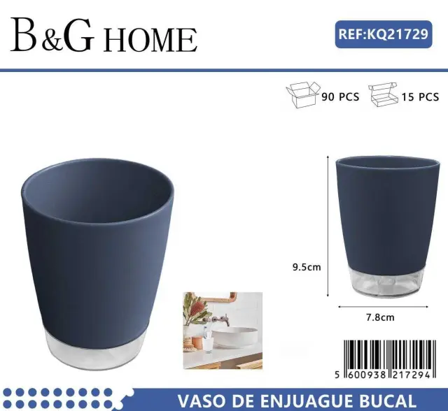 Θήκες οδοντόβουρτσας πλαστικές σε σετ 5Χ - Blue - 21729 2