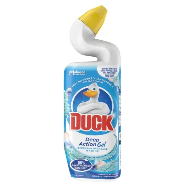 Duck Deep Action Gel Καθαρισμού Λεκάνης 750ml Φρεσκάδα Θάλασσας