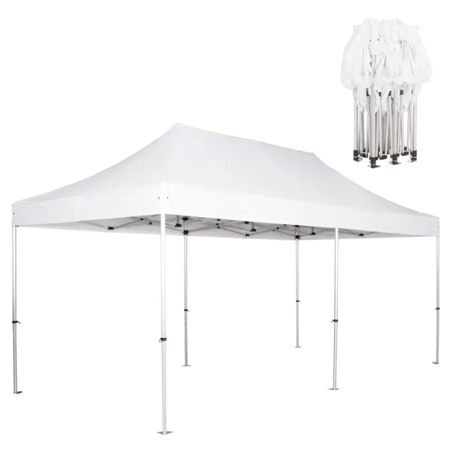 GAZEBO ΕΠΑΓΓΕΛΜΑΤΙΚΟ ΒΑΡΕΩΣ ΤΥΠΟΥ CRESSEN FB96307 ΠΤΥΣΣΟΜΕΝΟ ΑΛΟΥΜΙΝΙΟΥ 3x6x3,4Y