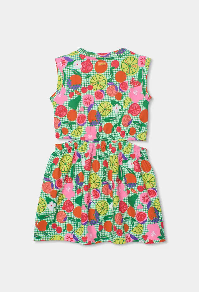 Boboli Knit φόρεμα fruits για κορίτσι 453002-9791 2