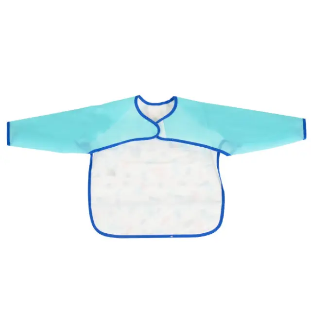 Cangaroo Σαλιάρα Σιλικόνης με Μανίκια Bib Holdy Blue 3800146271541 2