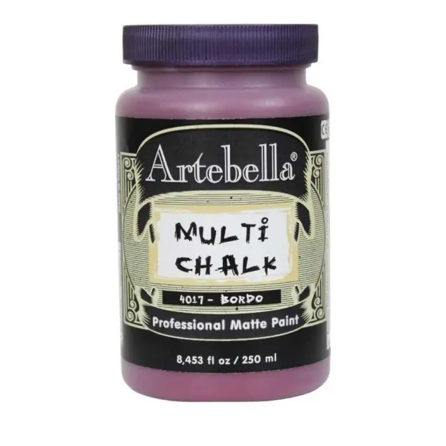 Artebella Χρώμα Κιμωλίας Multi Chalk - 4017 Bordeaux - 250ml