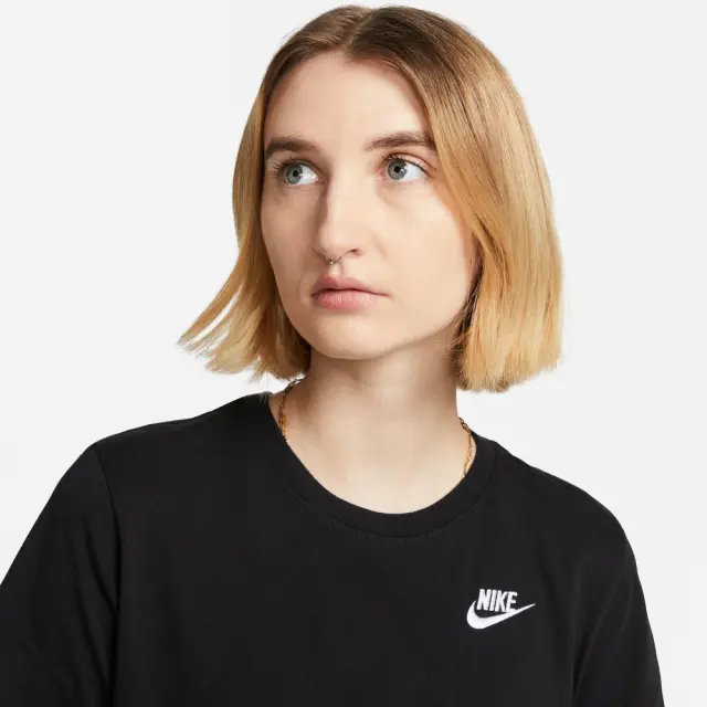 Nike Sportswear Club Essentials T-Shirt (DX7902-010) - Μαύρο - M 3