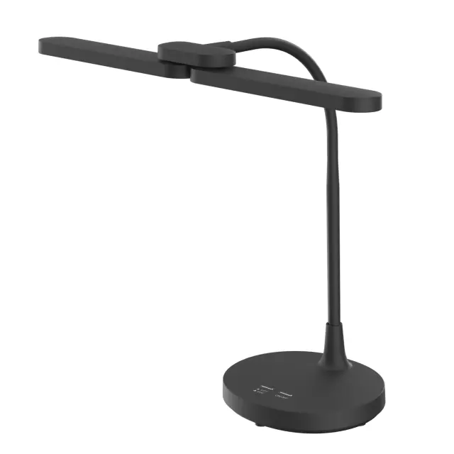ΦΩΤΙΣΤΙΚΟ ΓΡΑΦΕΙΟΥ LED ACA BL1043BK ΜΑΥΡΟ 8W CCT 3000K/3800K/5700K 300LM / BL1043BK