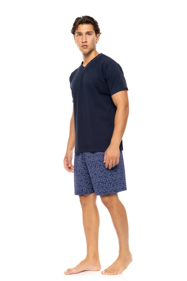S-M578 - Yacht Blue - PYJAMA V MIDNIGHT PAISLEY 2