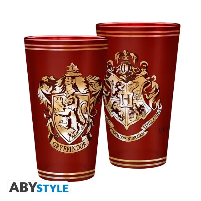 Ποτήρι γυάλινο HARRY POTTER - Premium Large Glass - 400ml - Gryffindor ABYVER206 3