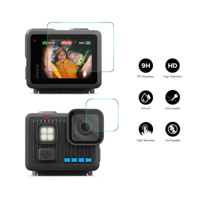 Tempered Glass για GoPro Lit Hero-Clear OEM 2