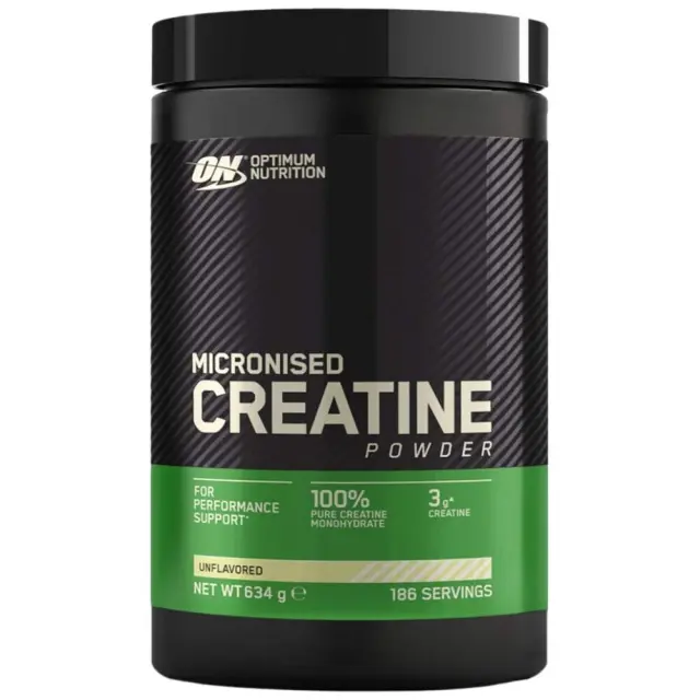 Optimum Nutrition Micronised Creatine Μικρονισμένη Μονοϋδρική Κρεατίνη Unflavoured 634gr