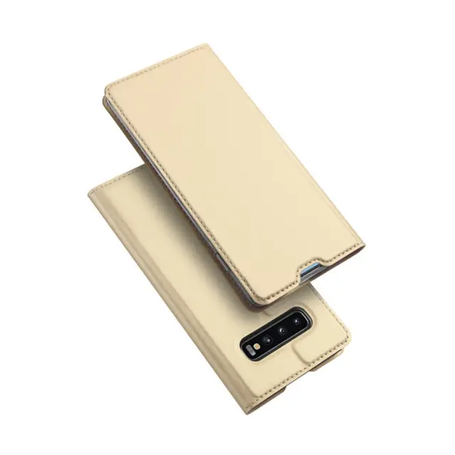 Dux Ducis Skin Pro Series Θήκη Book για Samsung Galaxy S10 Plus Χρυσή