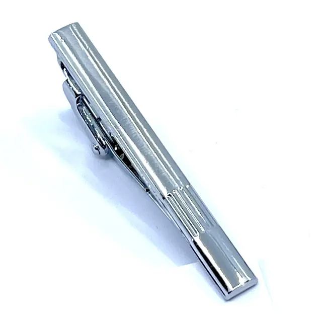 Σχεδιαστικό Ασημί Κλιπ Γραβάτας 5 cm – LGTC-T5/20 3