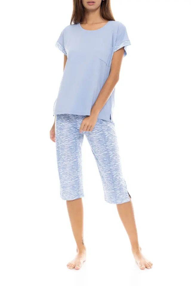 S1350 - Type - PYJAMA CAPRI BLUE LEO - M 3