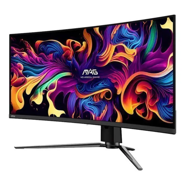 MSI Mag 341CQP QD-OLED Ultrawide QD-OLED HDR Curved Gaming Monitor 34" QHD 3440x1440 175Hz με Χρόνο Απόκρισης 0.03ms GTG 2