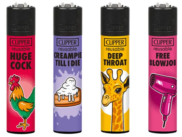 Clipper Αναπτήρας Μεγάλος - Porn Slogan #3 (Ειδική Εκδοση 18+)