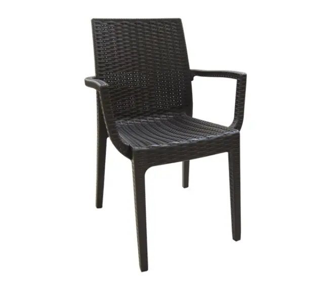 Πολυθρόνα DAFNE PP Καφέ 54x55x85cm