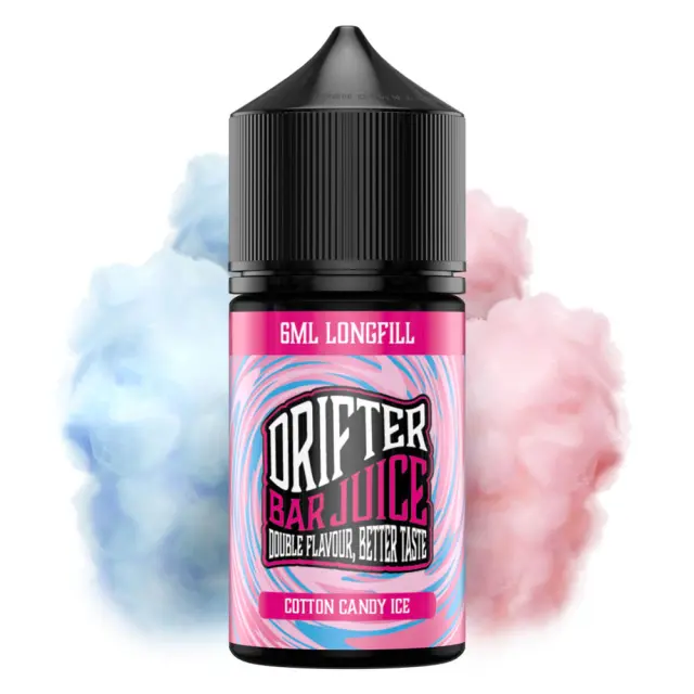 Cotton Candy Ice 6ml (30ml) - Drifter Bar Juice Flavorshots
