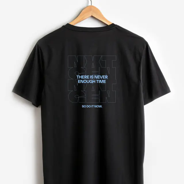 T-shirt Noshame® Μαύρο με τύπωμα Nxt Gen - 132521 - XXL 2