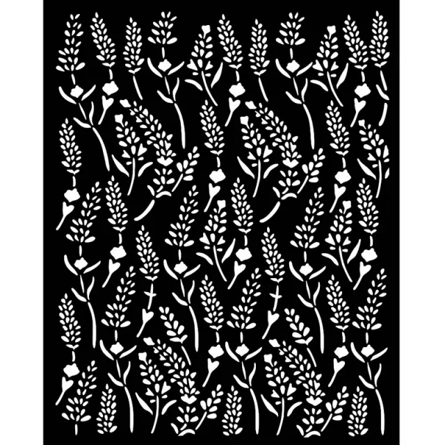 Thick Stencil Stamperia 20x25cm, Lavender Texture