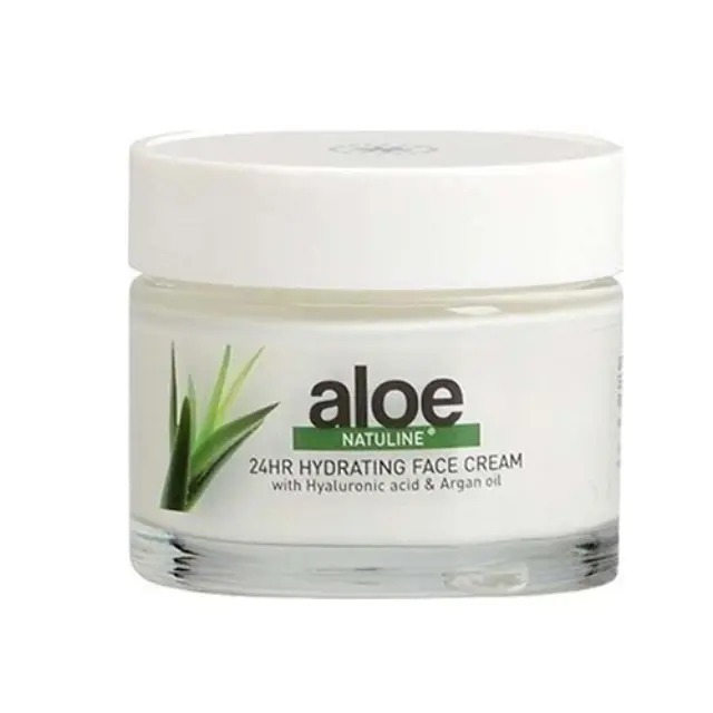 Natuline Aloe Vera 24ωρη Ενυδατική Κρέμα Προσώπου 50ml