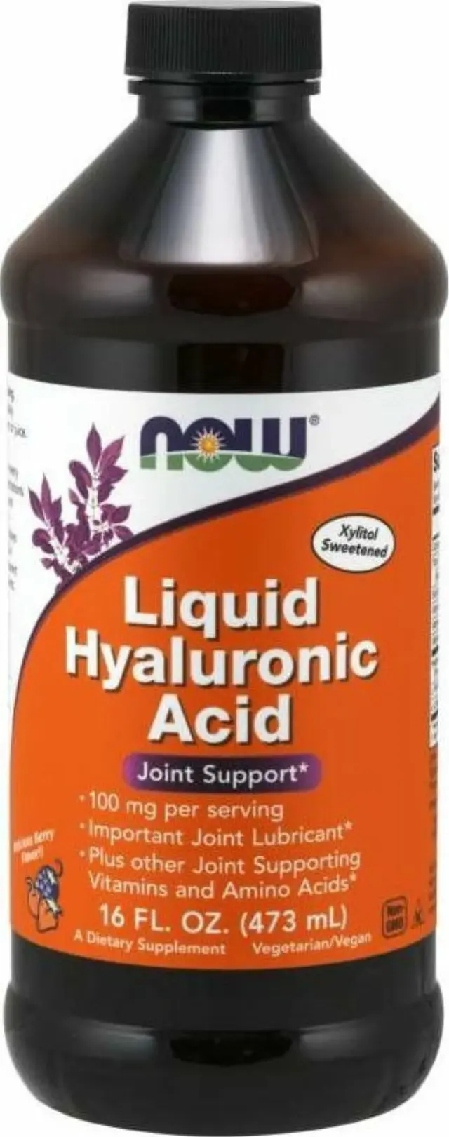 Now Foods Liquid Hyaluronic Acid 100 mg 473ml