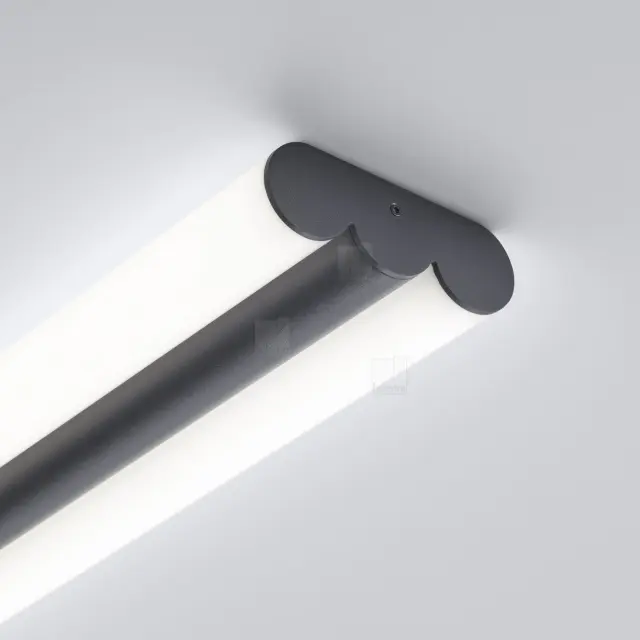 LOOM Φωτιστικό Τοίχου & Οροφής Μπάνιου IP44 LED 36W Μαύρο Ματ 3000K–4000K 3