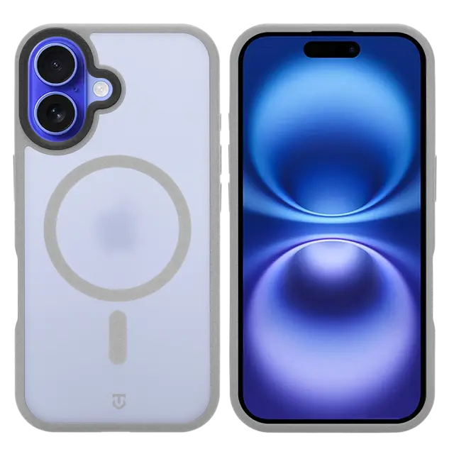 Tactical MagForce Hypersand Cover for Apple iPhone 16 Light Grey 2