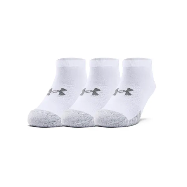 Under Armour Adult Unisex Heatgear No Show Socks Άσπρο 1346755-100 (Under Armour) - XLarge