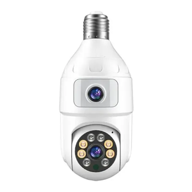 Wifi Camera Ασφαλείας για Ντουι Ε27, 8 MP 1080 p, Αδιάβροχη, Αμφίδρομη Επικοινωνία, ‘Εγχρωμη με Νυχτερινή λήψη και Αισθητήρα κίνησης JTZ-9696PROW Λευκή κεφαλή