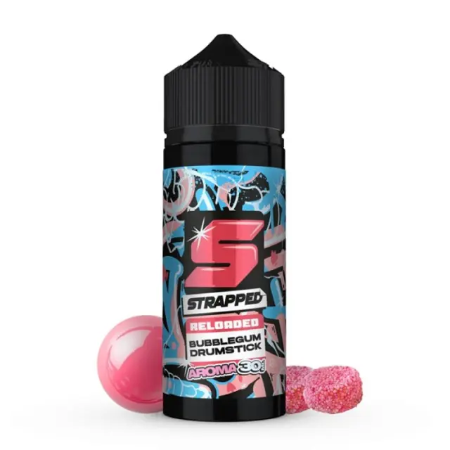 Strapped Reloaded Bubblegum Drumstick 30ml/120ml