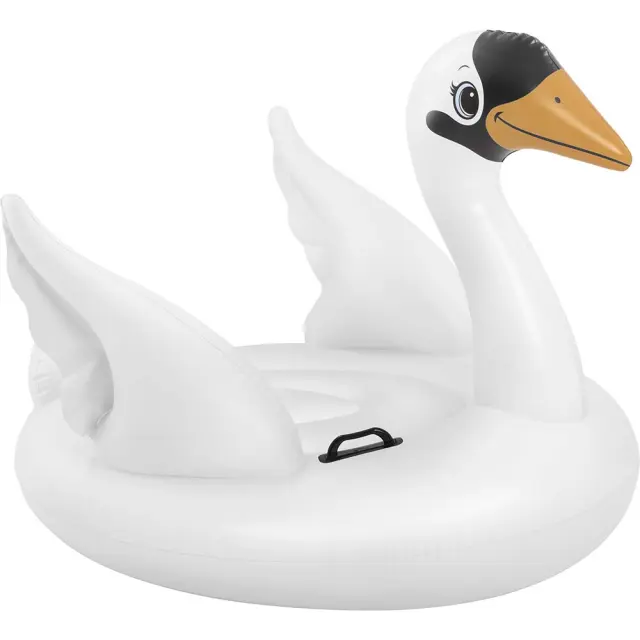 INTEX Κυκνος Φουσκωτο Θαλασσης Swan Ride-On (57557NP) Λευκό