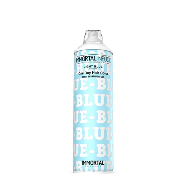 Immortal One Day Hair Color Spray – Light Blue 200ml