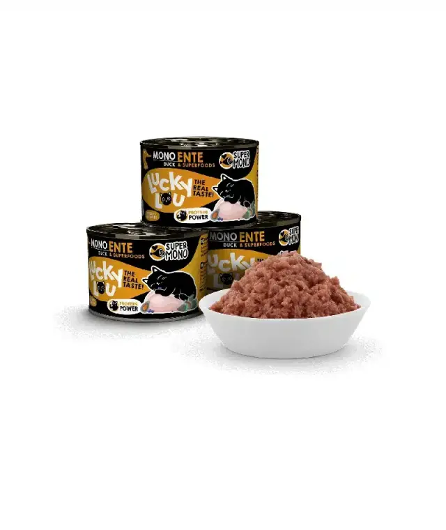 Lucky Lou SuperMono Πάπια (με BlueBerries & Πρασινόχειλο Μύδι) 200gr 2