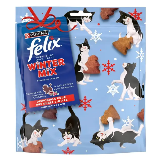 PURINA Felix Winter Mix Turkey&Cranberries - cat treats - 200g