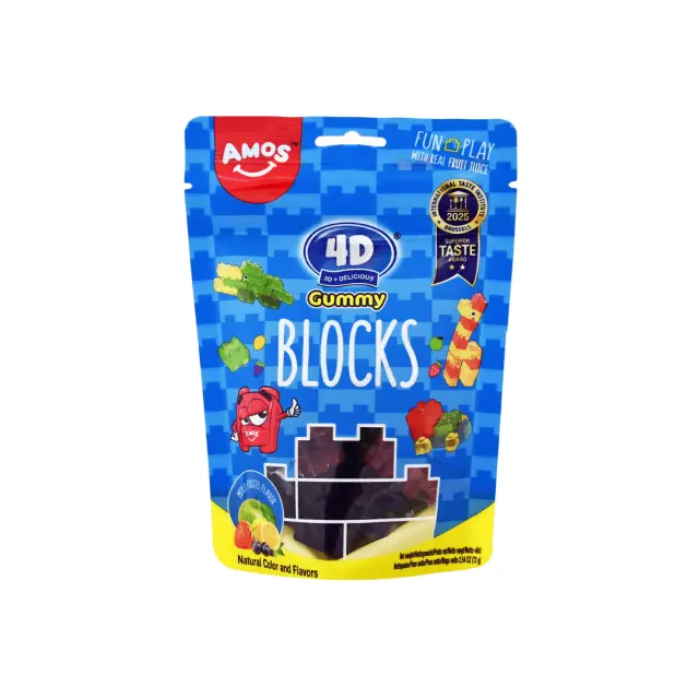 Amos 4D Gummy Blocks ΧΓ 72gr