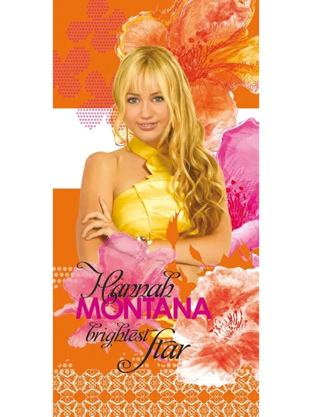 Palamaiki Πετσέτα Θαλάσσης Disney Beach Collection 75x150 HANNA MONTANA