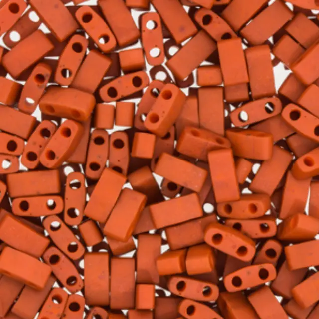 Χάντρα Miyuki Half Tila No2315 Burnt Sienna ~7gr