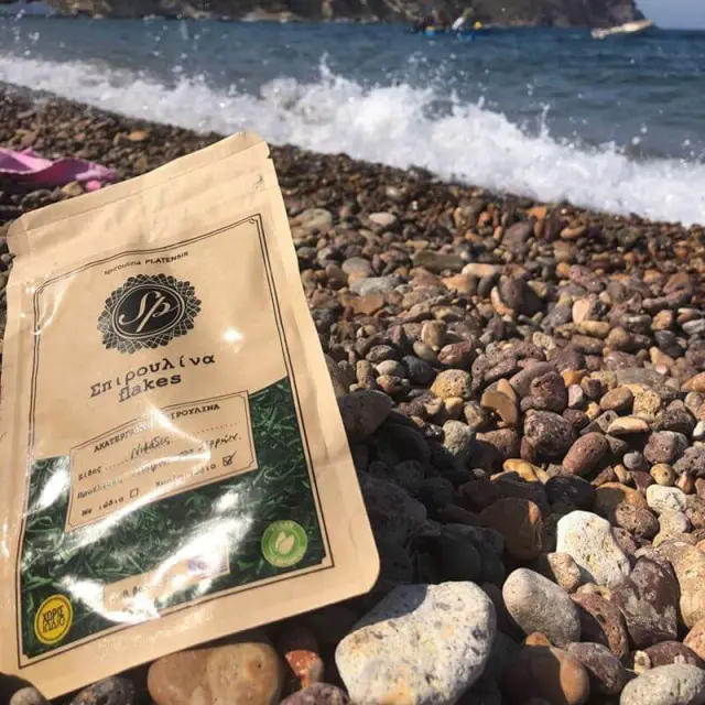 Σπιρουλίνα flakes χωρίς ιώδιο 25g 2