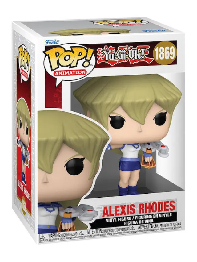 Funko POP! Animation: Yu-Gi-Oh!- Alexis Rhodes #1869 Vinyl Figure