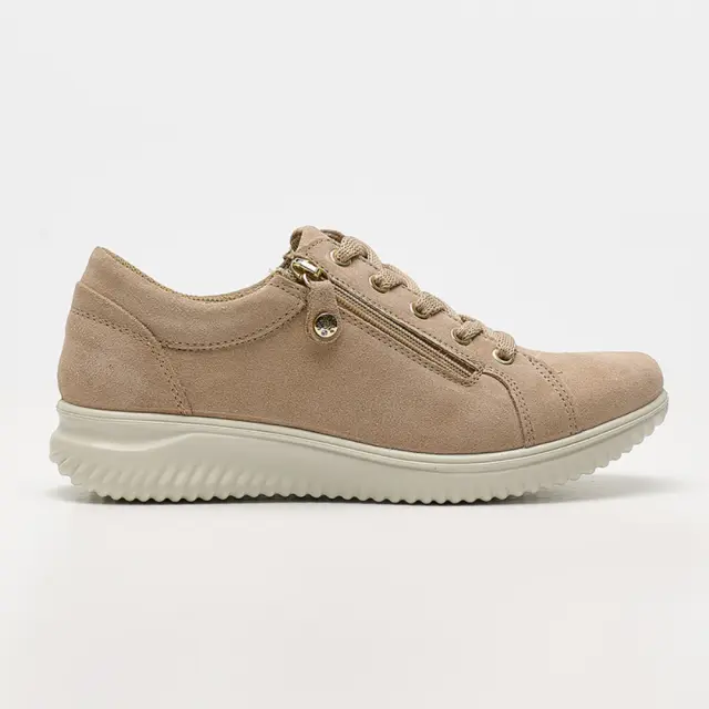 Imac Sneakers Γυναικείο δέρμα Nubuck Μπεζ IMA/556050 VISONE