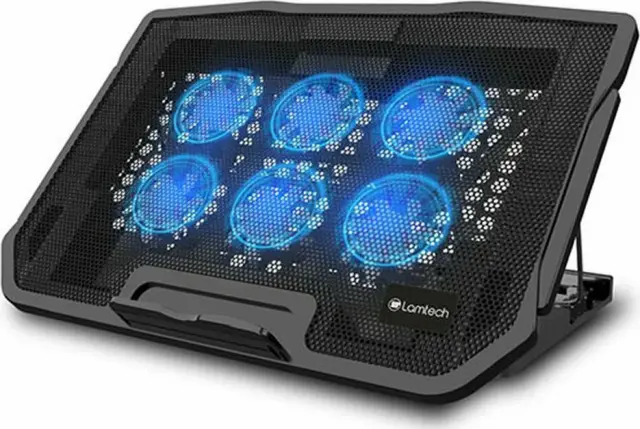 LAMTECH LAPTOP COOLING FLEXI STAND 6 FANS (LAM021523)