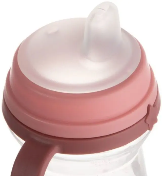 Ποτηράκι με Στόμιο Σιλικόνης 250ml FirstCup Bonjour Paris Pink 56/613 3